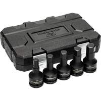 Metric Impact Bit Socket Set with Blow Mold Case, Hex, 3/4" Drive, 5 Pcs Nia-Chem Ltd.