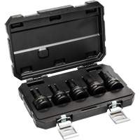 Metric Impact Bit Socket Set with Blow Mold Case, Hex, 3/4" Drive, 5 Pcs Nia-Chem Ltd.