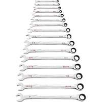 120XP Universal Spline XL SAE Wrench Set, Ratcheting Combination, 16 Pieces, Imperial Nia-Chem Ltd.