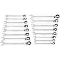90-Tooth 12-Point Reversible Wrench Set, Ratcheting Box, 16 Pieces, Metric Nia-Chem Ltd.