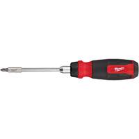 14-in-1 Ratcheting 1/4" Drive Multi-Bit Screwdriver, 10-11/100" L, Cushion Grip Handle Nia-Chem Ltd.