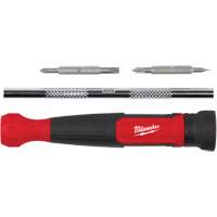 4-in-1 Precision 1/4" Drive Multi-Bit Screwdriver, 5-3/4" L, Cushion Grip Handle Nia-Chem Ltd.