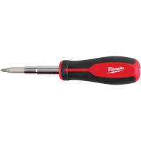 11-in-1 Magnetic 1/4" & 3/8" Drive Multi-Bit Screwdriver, 8" L, Cushion Grip Handle Nia-Chem Ltd.