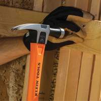 Straight-Claw Hammer, 18 oz., Fibreglass Handle, 14-4/5" L Nia-Chem Ltd.
