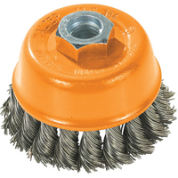 Brosse-boisseau, 3" dia. x 5/8"-11 arbre Nia-Chem Ltd.