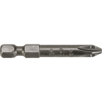 1/4" Phillips Power Drive, ACR, Phillips, #1 Tip, 1/4" Drive Size, 1-15/16" Length Nia-Chem Ltd.