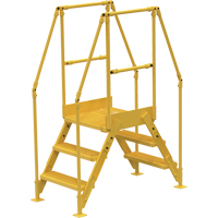 Crossover Ladder, 54-1/2" Overall Span, 30" H x 24" D, 24" Step Width VC442 | Nia-Chem Ltd.