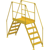 Crossover Ladder, 103-1/2" Overall Span, 50" H x 48" D, 24" Step Width Nia-Chem Ltd.