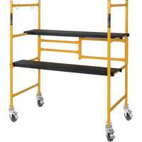 Jobsite Series 4' Basic Mini Scaffold Kit, Steel Frame, 41" D x 45-3/4" H Nia-Chem Ltd.