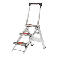 Safety Stepladder with Bar & Tray, 2.2', Aluminum, 300 lbs. Capacity, Type 1A VD432 | Nia-Chem Ltd.