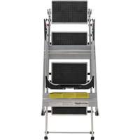 Tilt & Roll Step Stool Ladder, 4 Steps, 44.25" x 22.13" x 59" High VD440 | Nia-Chem Ltd.