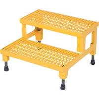 Adjustable Step-Mate Stand, 2 Step(s), 23-13/16" W x 22-7/8" L x 15-1/4" H, 500 lbs. Capacity Nia-Chem Ltd.