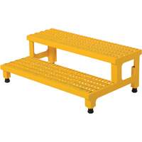 Adjustable Step-Mate Stand, 2 Step(s), 36-3/16" W x 22-7/8" L x 15-1/4" H, 500 lbs. Capacity VD447 | Nia-Chem Ltd.