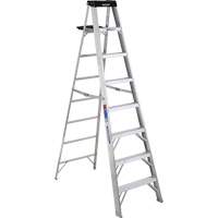 Step Ladder with Pail Shelf, 8', Aluminum, 300 lbs. Capacity, Type 1A VD561 | Nia-Chem Ltd.
