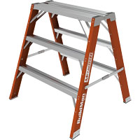 Buildman™ Step-up Workbench, 3' H x 34.75" W x 33.25" D, 300 lbs. Capacity, Fibreglass VD700 | Nia-Chem Ltd.