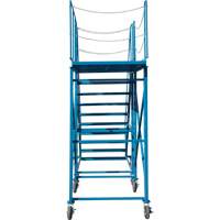 Snow Ladder, Steel, 10 Steps, 99" H, 85-1/2" D, 48" Step, Serrated Nia-Chem Ltd.