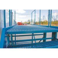 Snow Ladder, Steel, 10 Steps, 99" H, 85-1/2" D, 48" Step, Serrated Nia-Chem Ltd.