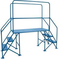 Crossover Ladder, 35-1/2" Overall Span, 31-1/2" H x 22" D, 22" Step Width Nia-Chem Ltd.