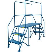 Crossover Ladder, 35-1/2" Overall Span, 31-1/2" H x 22" D, 22" Step Width Nia-Chem Ltd.