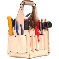 Electrical & Maintenance Tool Pouches, Leather, 17 Pockets, Beige Nia-Chem Ltd.