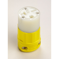 Connecteur de broches droites mis &agrave; la terre &agrave; deux bornes et trois fils, 5-20P, Nylon Nia-Chem Ltd.