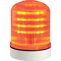 Streamline<sup>®</sup> Modular Multifunctional LED Beacons, Continuous/Flashing/Rotating, Amber XE717 | Nia-Chem Ltd.