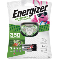 Lampe frontale Vision HD+, DEL, 350 lumens, 4 hres de fonctionnement, piles AAA Nia-Chem Ltd.