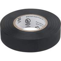 Electrical Tape, 19 mm (3/4") x 18 M (60'), Black, 7 mils XE890 | Nia-Chem Ltd.