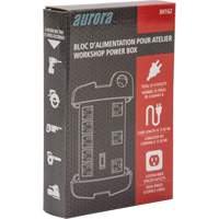 Workshop Surge Protector Power Strip, 8 Outlets, 1350 J, 1875 W, 6' Cord Nia-Chem Ltd.