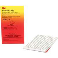 ScotchCode™ Pre-Printed Wire Marker Book XH304 | Nia-Chem Ltd.