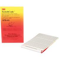ScotchCode™ Pre-Printed Wire Marker Book XH306 | Nia-Chem Ltd.