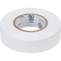 Electrical Tape, 19 mm (3/4") x 18 M (60'), White, 7 mils XH386 | Nia-Chem Ltd.