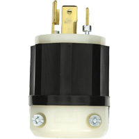 Fiche verrouillable de calibre industriel, Nylon, 30 A, 347 V/600 V, L20-30P Nia-Chem Ltd.