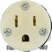 Connecteur de prise de rallonge de qualit&eacute; hospitali&egrave;re, 5-15R, Nylon Nia-Chem Ltd.