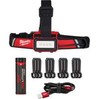 Low-Profile USB Headlamp, LED, 600 Lumens, 2 Hrs. Run Time, Rechargeable Batteries Nia-Chem Ltd.