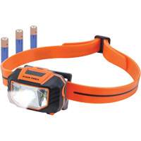 Lampe frontale avec bandeau en silicone pour casque de s&eacute;curit&eacute;, DEL, Piles AAA, Plastique Nia-Chem Ltd.