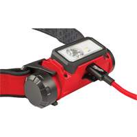 REDLITHIUM USB Hardhat Headlamp, LED, 600 Lumens, 5 Hrs. Run Time, Rechargeable Batteries Nia-Chem Ltd.