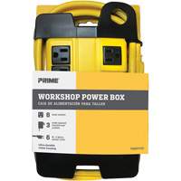 Workshop Power Box, 8 Outlet(s), 6', 15 Amps, 1875 W, 125 V XC040 | Nia-Chem Ltd.