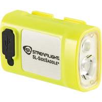 SL-SIDESADDLE&reg; USB Hardhat & Helmet Light, LED, 350/320/400 Lumens, 6.25/7/5 Hrs. Run Time, Rechargeable Batteries Nia-Chem Ltd.