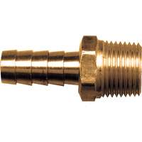 Male Hose Connector, Brass, 1/4" x 1/4" TA197 | Nia-Chem Ltd.