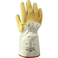 Gants robustes 99NFW, 10/Grand, R&ecirc;vetement Latex de caoutchouc, Enveloppe en Coton Nia-Chem Ltd.